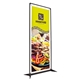 a black 3.5 frameworx banner display kit (single - sided, 13 oz smooth scrim vinyl)