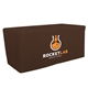 a brown - 476 6 fitted table throw (full - color front only)