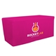 a hot pink - 219 6 fitted table throw (full - color front only)