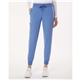 aerial view a ceil blue jaanuu - womens silex knit - waist scrub joggers, image 1 of 6