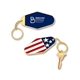 aerial view a patriotic event metal keychain, image 1 of 3