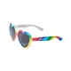 aerial view a rainbow b.free pride rainbow heart sunglasses, image 1 of 3