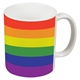 aerial view a rainbow 11 oz full color stoneware executive mug, image 1 of 2