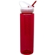 aerial view a red 32 oz fruit fusion water bottle, image 1 of 2
