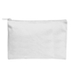 a white with white zipper sublime series rpet zippered pouch