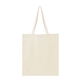 aerial view a natural aware(tm) recycled cotton tote bag, image 1 of 3