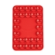 aerial view a red magnetic silicone suction - cup phone mount, image 1 of 3