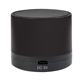 aerial view a black wireless mini cylinder speaker 2.0, image 1 of 3
