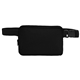 aerial view a black with black aware(tm) recycled cotton canvas anywhere belt bag, image 1 of 5