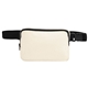 aerial view a natural with black aware(tm) recycled cotton canvas anywhere belt bag, image 1 of 5