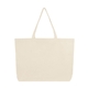 aerial view a natural aware(tm) recycled cotton shopper tote bag, image 1 of 3