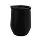 aerial view a black 12 oz marmont recycled acrylic wine tumbler, image 1 of 2