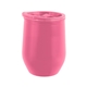 aerial view a pink 12 oz marmont recycled acrylic wine tumbler, image 1 of 2