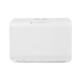 aerial view a white 15w light - up wireless charger alarm clock, image 1 of 4