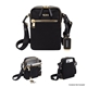 aerial view a black tumi persia crossbody bag, image 1 of 2