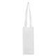 aerial view a white venice rpet non - woven wine tote bag, image 1 of 4