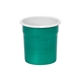 aerial view a metallic green 1.5 oz steel chill - cups(tm) aluminum shot cup, image 1 of 2