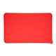 aerial view a red silicone pet food place mat, image 1 of 2