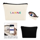 a group of aware(tm) recycled cotton zip pouch