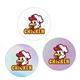 a group of circle sticker