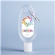 aerial view a clear & unscented fragrance hand sanitizer gel 2 oz, image 3 of 6
