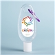 aerial view a clear & unscented fragrance hand sanitizer gel 2 oz, image 5 of 6