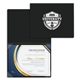 aerial view a black certificate / diploma holders - 4 corners, image 1 of 2