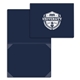 aerial view a royal blue certificate / diploma holders - 4 corners, image 1 of 2