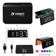 a group of 15w light - up wireless charger alarm clock