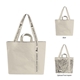 a group of recycled mono - strap canvas tote bag