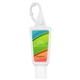 aerial view a group of hand sanitizer gel 1 oz bottle with carabiner, image 8 of 8