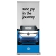 a group of import 33.5 retractable banner