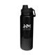 aerial view a black tuxedo 32 oz recycled sports bottle, laser - premium, image 1 of 2