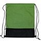 aerial view a green mesh pocket backpack, image 1 of 2