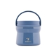 aerial view a mineral blue reduce(r) 12 oz to - go bowl, image 1 of 4