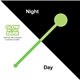 aerial view a neon green nite glow 6 stirrer, image 1 of 2