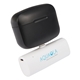 aerial view a white (wh) ul listed 2200mah power bank w / type - c tip, image 1 of 8