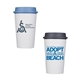 a group of circular 12 oz now cup