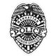 Promotional Junior Police Badge Stickers