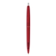 aerial view a red clear clics plunger pen, image 1 of 4