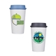 a group of circular 12 oz now cup, full color digital