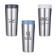 a group of circular 16 oz recycled stainless cup, laser - premium
