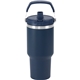 aerial view a navy blue 34 oz urban peak(r) pinnacle flip straw tumbler, image 1 of 5
