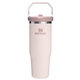 aerial view a rose quartz stanley iceflow(tm) 2.0 flip straw tumbler 30 oz, image 1 of 4