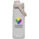 aerial view a clear camelbak thrive(tm) 25 oz chug bottle with tritan(tm) renew, image 1 of 5