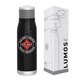 a group of 25 oz h2go lumos - black
