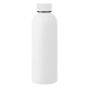 aerial view a white 17 oz blair recycled stainless steel bottle, image 1 of 2