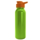 a metallic lime green bottle & orange lid terrain - 24 oz metallike bottle with drink thru lid