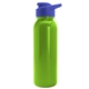 a metallic lime green bottle & royal blue lid terrain - 24 oz metallike bottle with drink thru lid