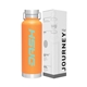 a group of 24 oz h2go journey - powder - matte orange